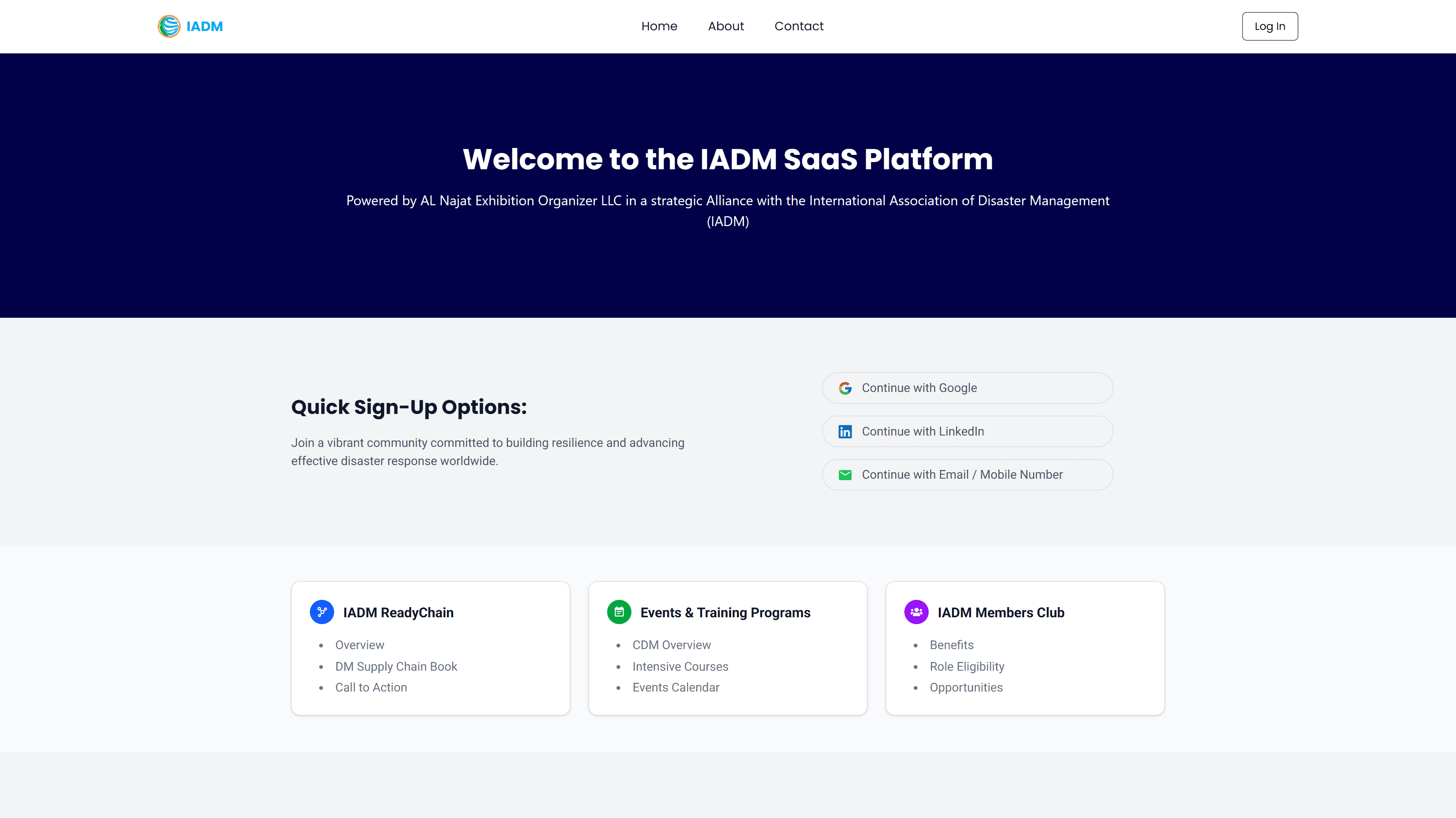 IADM screenshot