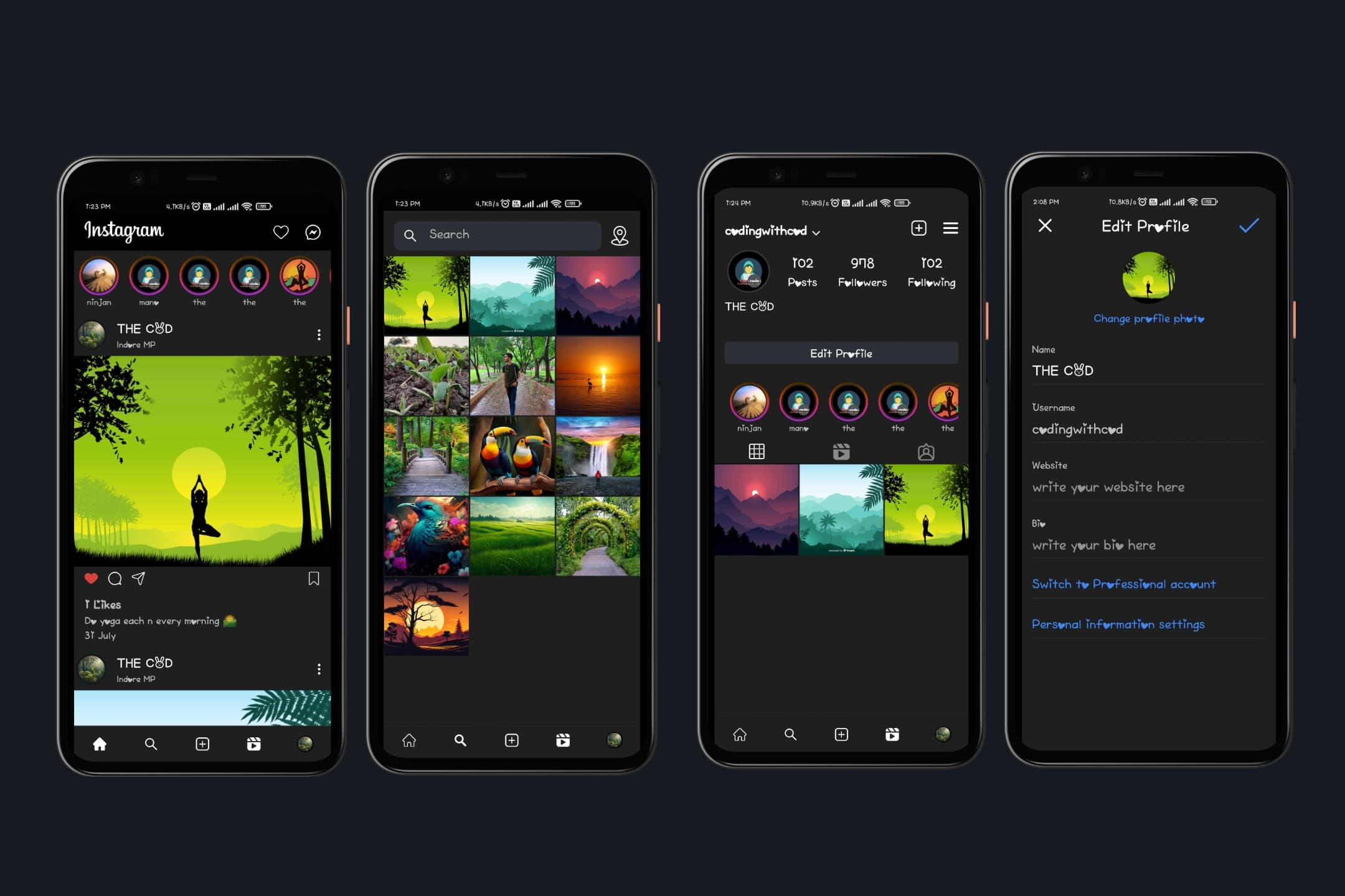 Instagram Clone screenshot