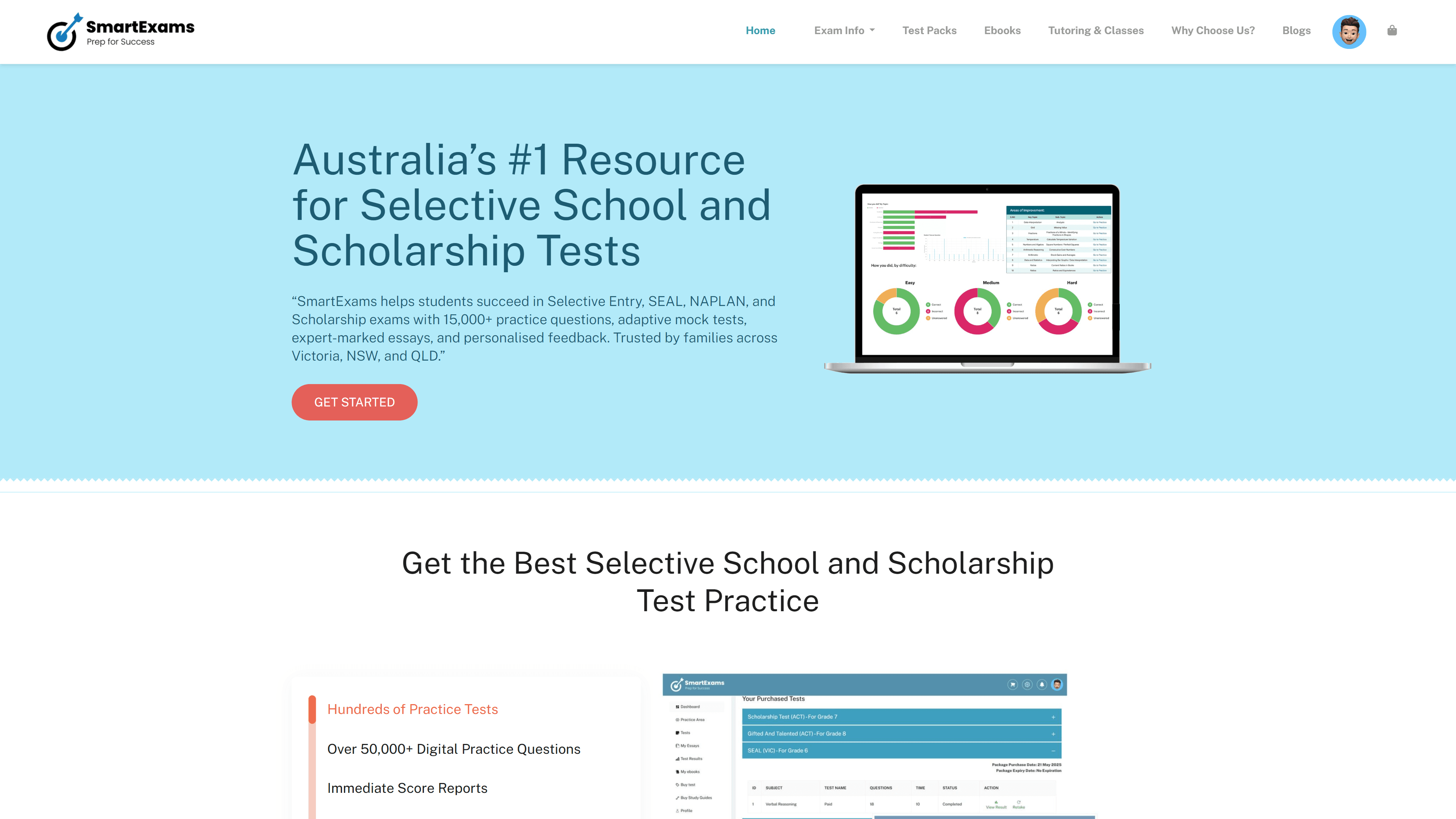 Smart Exams screenshot